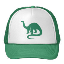 Dinosaurier-Hut - Grün Netzkappen