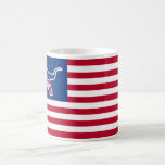 Dinosaurier-Party USA-Flaggen-Parodie Teetasse