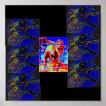 Dinosaurier-Plakat