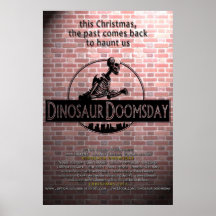 Dinosaurier-Tag des Jüngsten Gerichts: Offizielles Plakatdruck