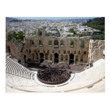 dionysus Akropolis Postkarte