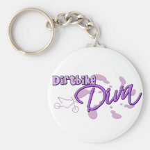 Dirtbike Diva Keychain Schlüsselanhänger