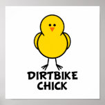 Dirtbike Küken Plakatdruck