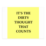 DIRTY.png Postkarte
