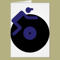 Discjockey-DJ-Musik Clubbing karten