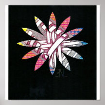 Disco-Blume Plakat
