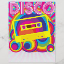 Disco-Party Personalisierte Flyer