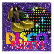Disco-Tanz-Party Einladungen