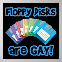 Disketten sind homosexuell posterdrucke