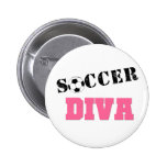 Diva-Fußball Anstecknadelbuttons