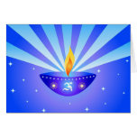 Diwali Lampe - Karte