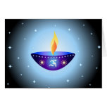 Diwali Lampe - Karte