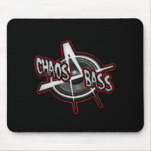 DIY Anarchie-Chaos-Metall-BRITISCHES Punkbass-hemd Mousepads