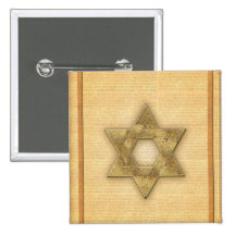 DIY Golddavidsstern/Bar Mitzvah Schablone Anstecknadelbuttons
