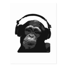 DJ-AFFE POSTKARTEN