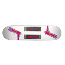 DJ auf Luft-Skaten verschalen Personalisiertes Deck