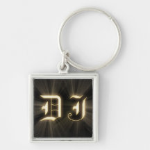 DJ-Goldlaserlicht keychain Schlüsselband
