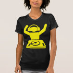 DJ-Hände in der Luft t-shirts