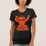 DJ-Hände in der Luft t-shirts