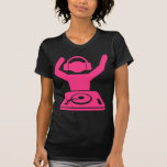 DJ-Hände in der Luft t-shirts
