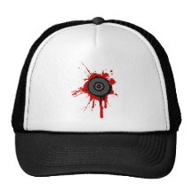 DJ-Servierplatten-Spritzer - Disc-Jockey-Turntable Baseball Caps