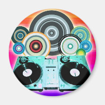 DJ-Turntable-Kreise Magnete