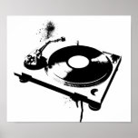 DJ-Turntable Poster