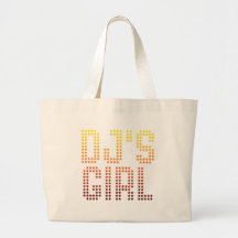 DJs Mädchen - Disc-Jockey-Freundin-Ehefrau DJing M Einkaufstasche