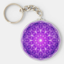 D'Light volle Mandala Schlüsselanhänger