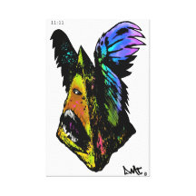 DMT GEISTIGES GRAFFITI-ALL Auge-lmtd SEHEND redigi Gespannte Galeriedrucke