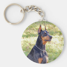 Dobermann Keychain Schlüsselband