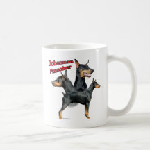 Dobermannpinscher-Trio 2 Kaffeetasse