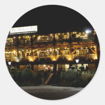 Dock London Dickens Gasthaus-Kneipenst. Katherines Runde Aufkleber