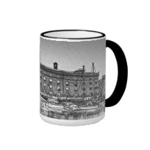 Dock-London-Skizze St. Katherine Tee Tasse