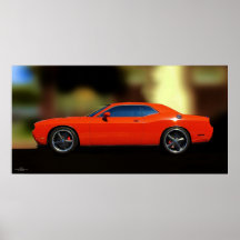 DODGE-HERAUSFORDERER-PLAKAT