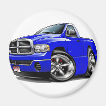 Dodge-RAM-Blau-LKW 2003-08 Magnets