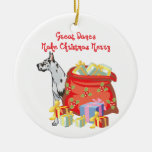 Dogge-frohe Weihnachten Ornamente