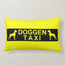 Doggen Taxi Kissen