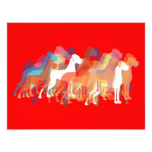 Doggengruppe MIT weiß - Dogge Einladungen