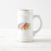 Doggengruppe MIT weiß - Dogge Teetasse