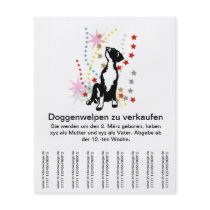Doggenwelpen zu verkaufen? flyer