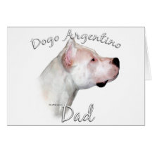 Dogo Argentino Vati 2 Grußkarten
