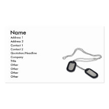 DogTags062710Shadows, Name, Adresse 1, Adresse… Visitenkarten Vorlagen