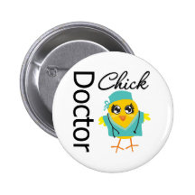 Doktor Chick Anstecknadelbuttons