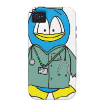Doktor Penguin iPhone 4 Case