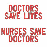 Doktor Save Lives Nurses Save behandelt Magneten Hoodie