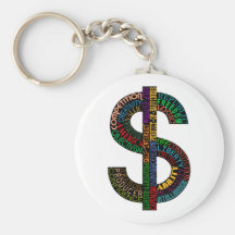 Dollar-Zeichen Keychain Schlüsselanhänger