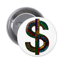 Dollar-Zeichen-Knopf Button