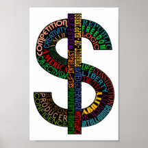 Dollar-Zeichen-Plakat