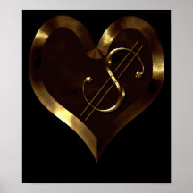 Dollarherz Plakat